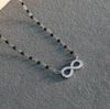 Pure silver Infinity design minimal mangalsutra