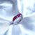 heart shaped ruby ring