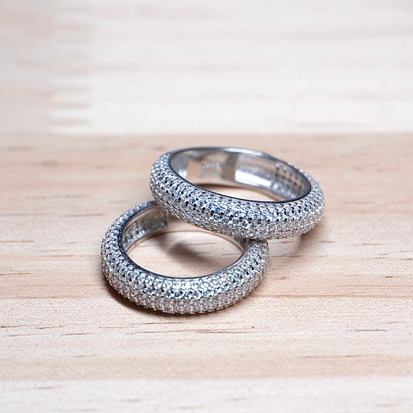 Couple Silver Band