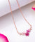 Blossom Sterling silver rose gold plated flower necklace