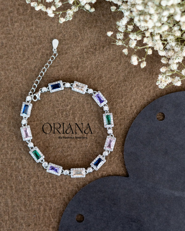 Silver Multicolour Bracelet