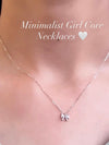Bow Silver necklace