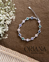Heart Multicolour Solitare Bracelet